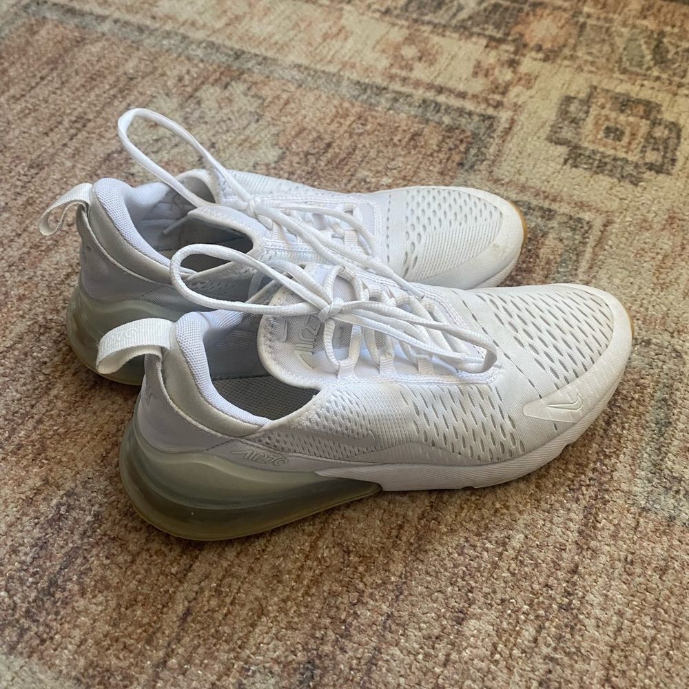 Nike White Air Max 270 Sneakers
